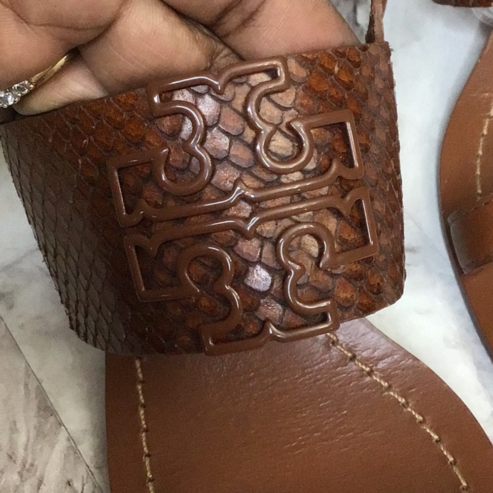 Tory Burch Tan Leather Sandals - Picture 4 of 7